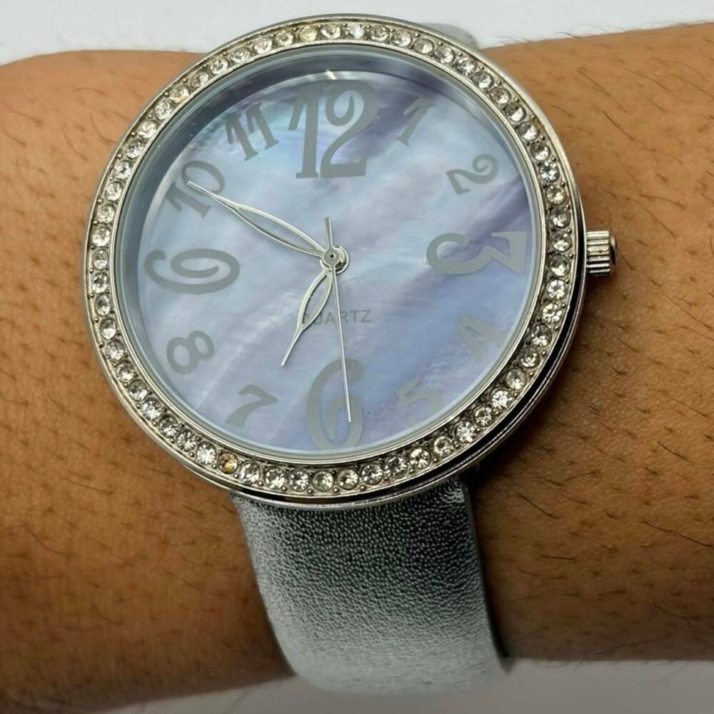 Silver & Blue Chico’s Watch